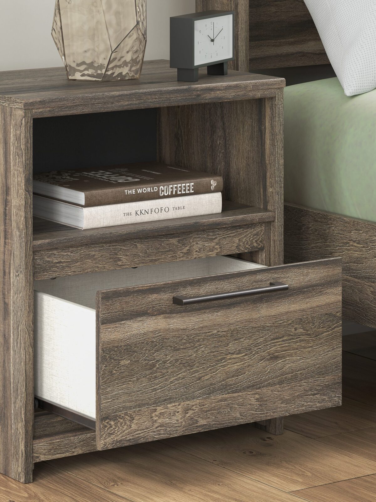 Elbrim - One Drawer Night Stand - Brown - Image 11