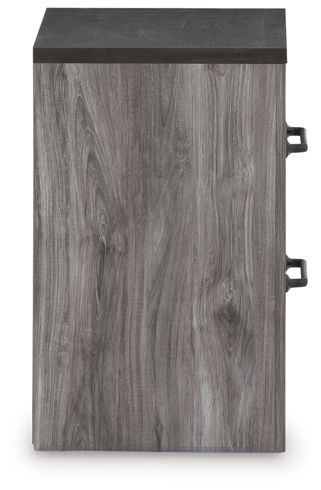 Bronyan - Two Drawer Night Stand - Dark Gray - Image 5