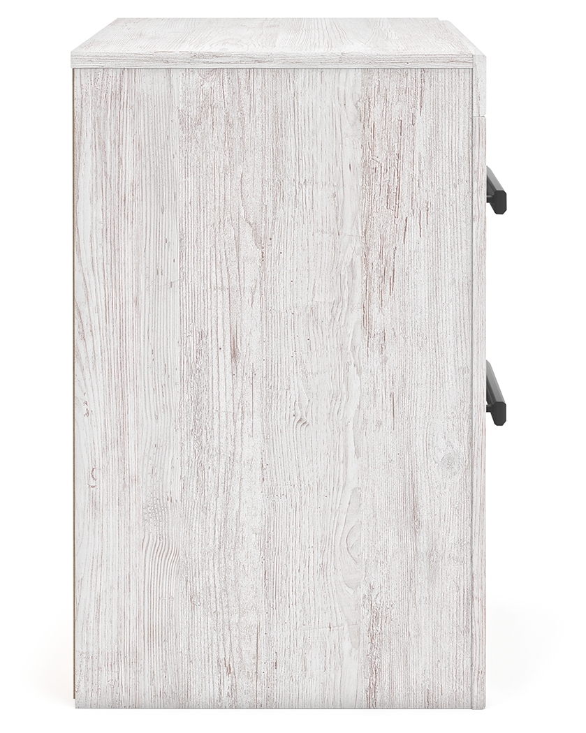 Cayboni - Two Drawer Night Stand - Whitewash - Image 8