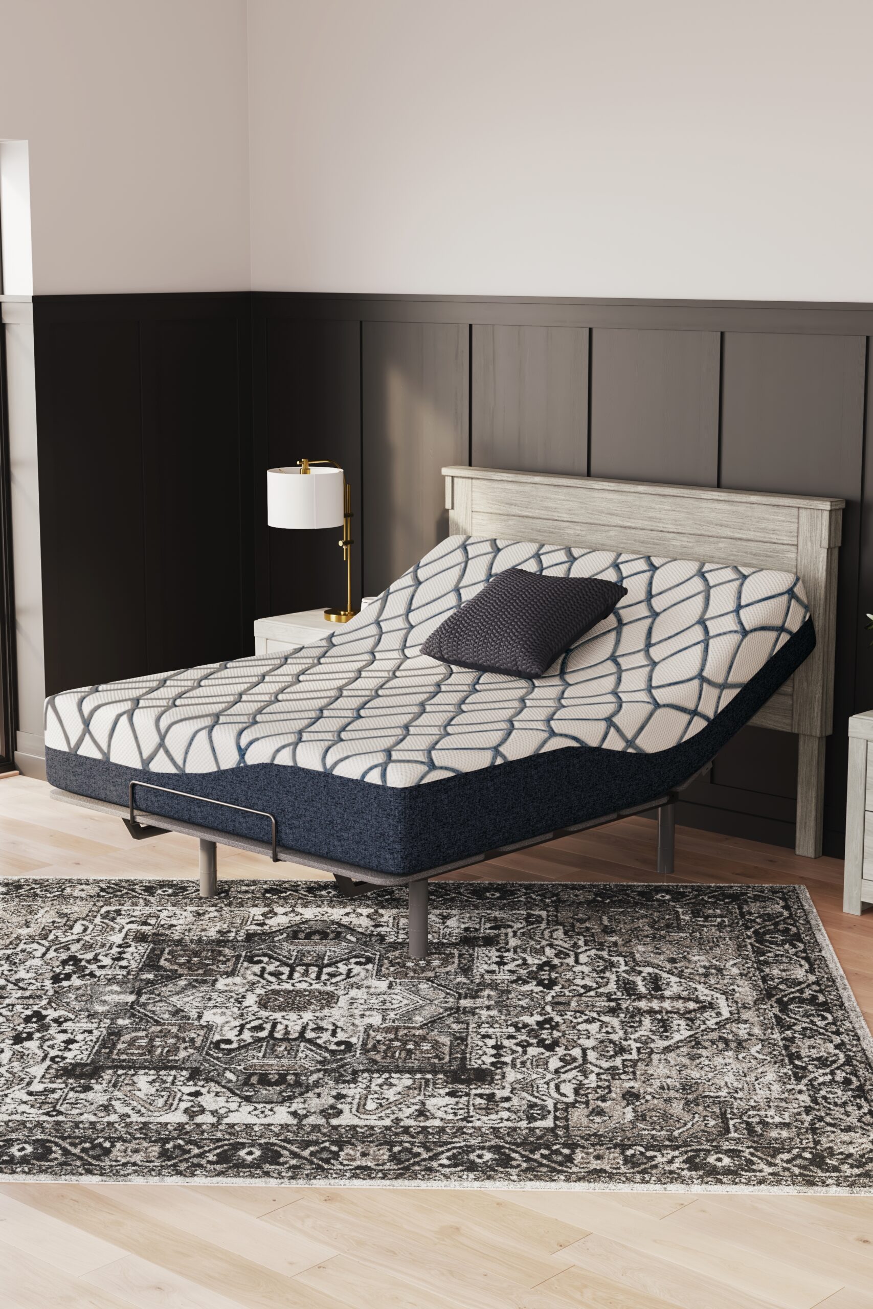 12 Inch Chime Elite 2.0 - California King Mattress - White / Blue - Image 11