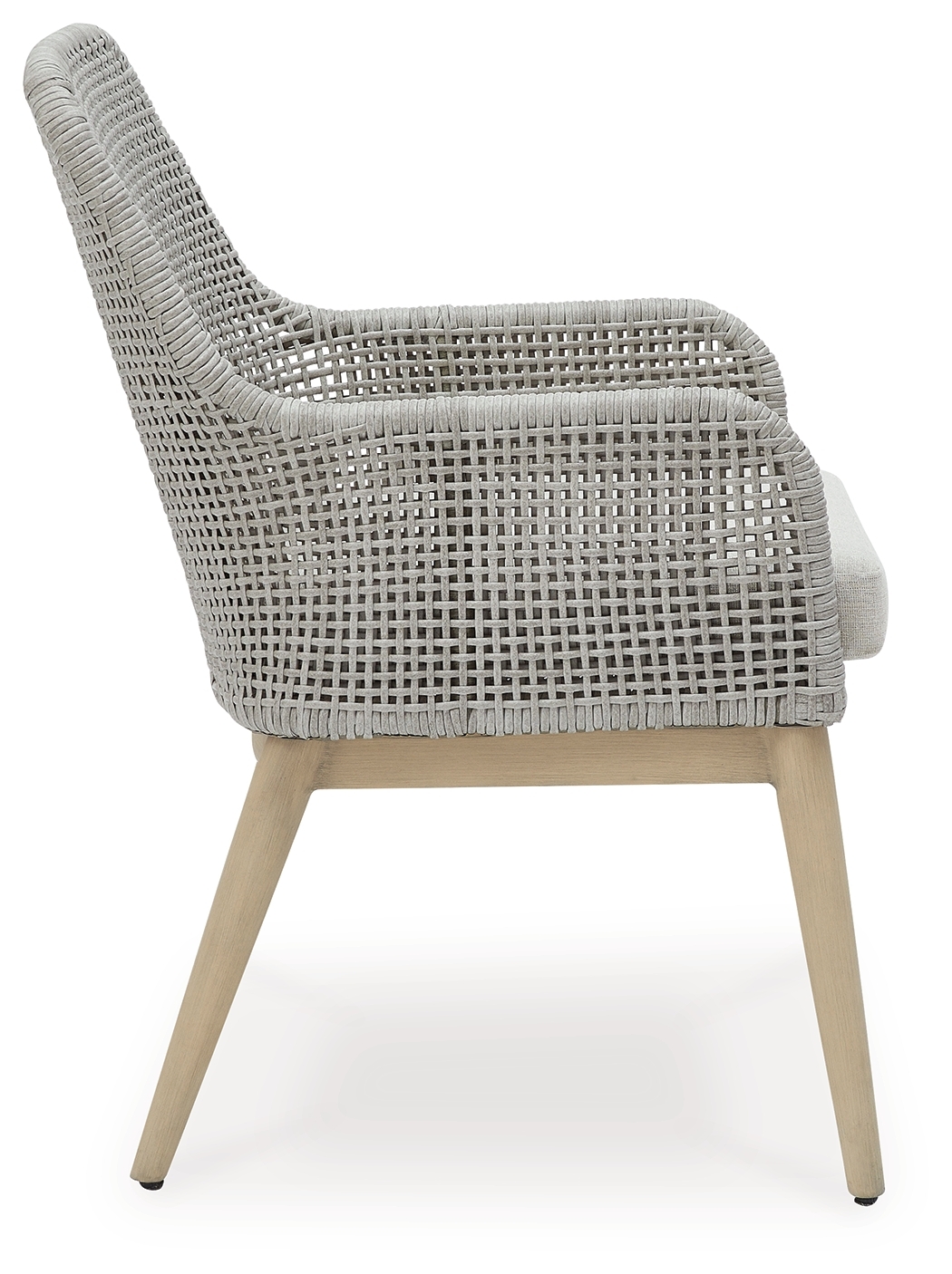 Seton Creek - Arm Chair With Cushion (Set of 2) - Gray - Image 5