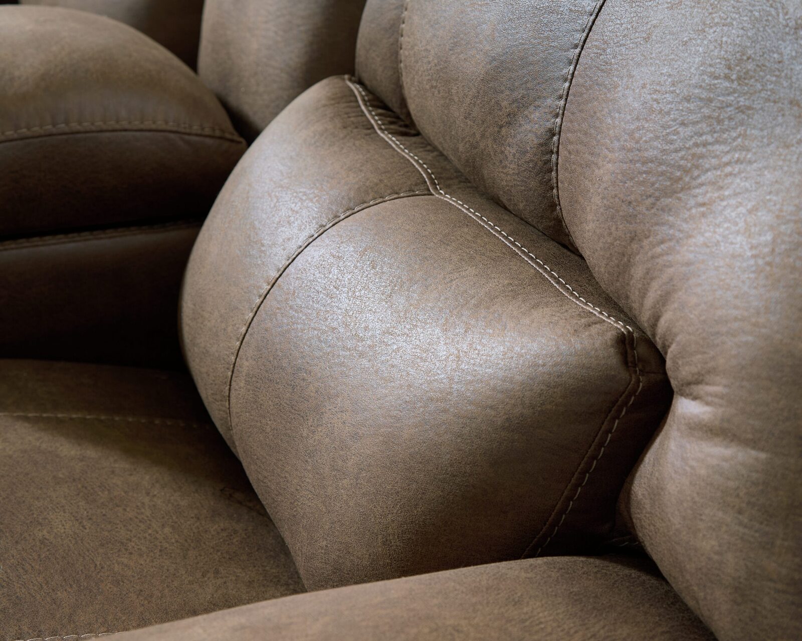 Beckley Place - Power Recliner With Adjustable Headrest - Earth - Image 8