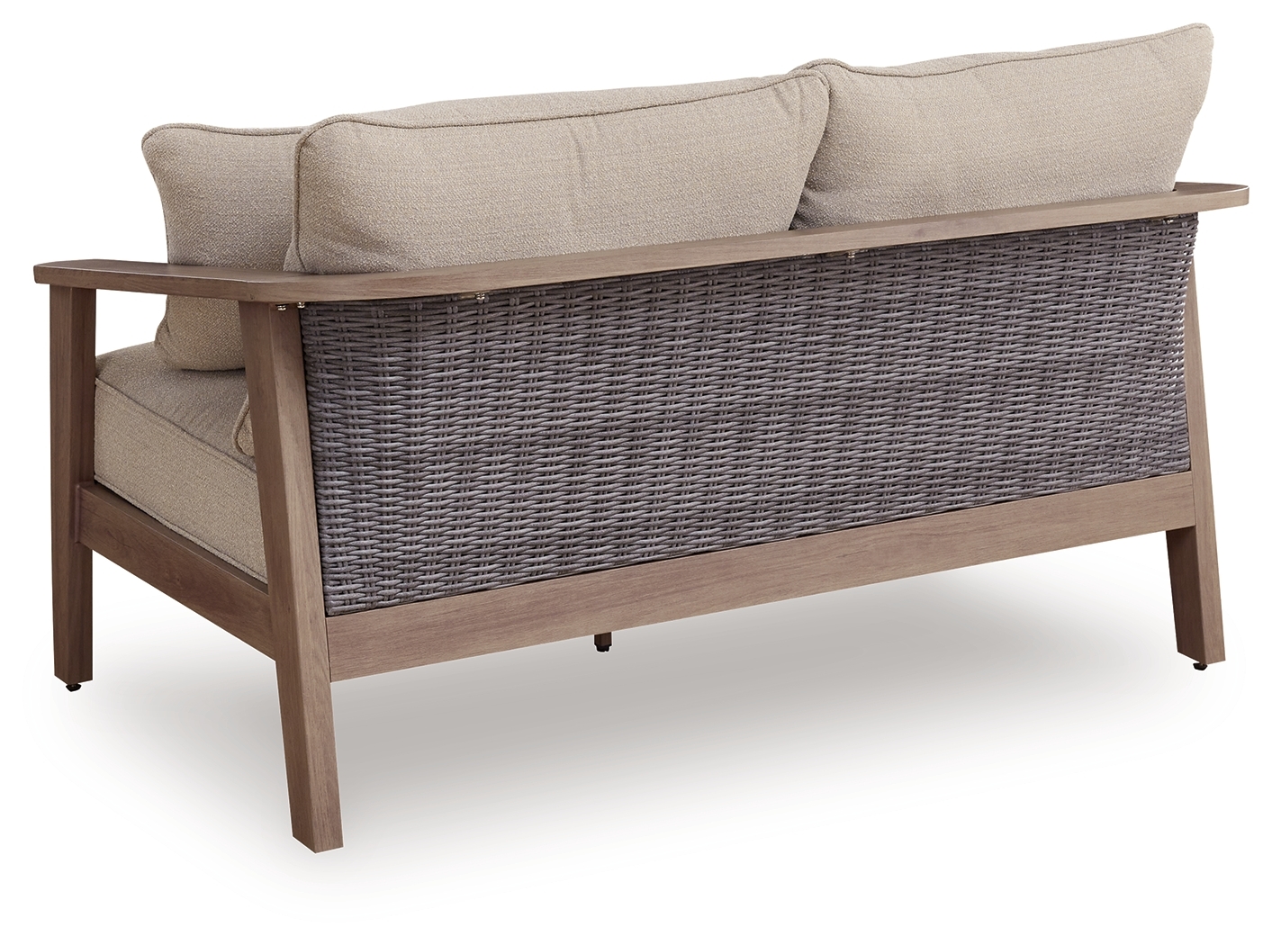 Harmony Headlands - Loveseat With Cushion - Natural / Gray - Image 4