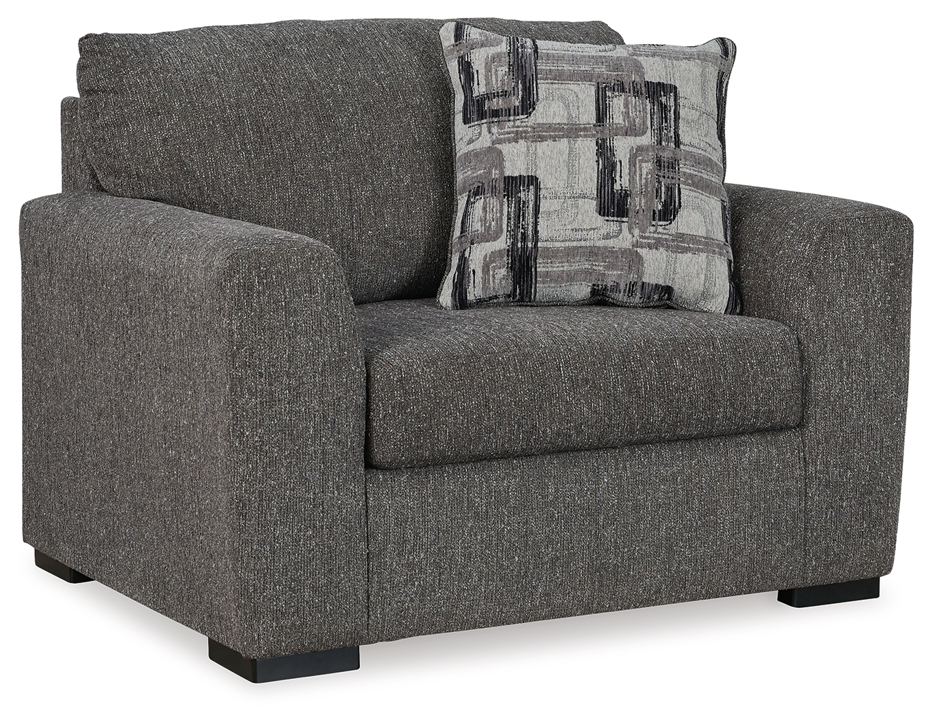 Gardiner - 2 Pc. - Chair And A Half, Ottoman - Pewter - Image 3