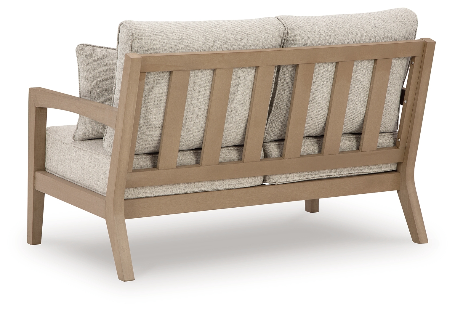 Hallow Creek - Loveseat With Cushion - Driftwood - Image 5