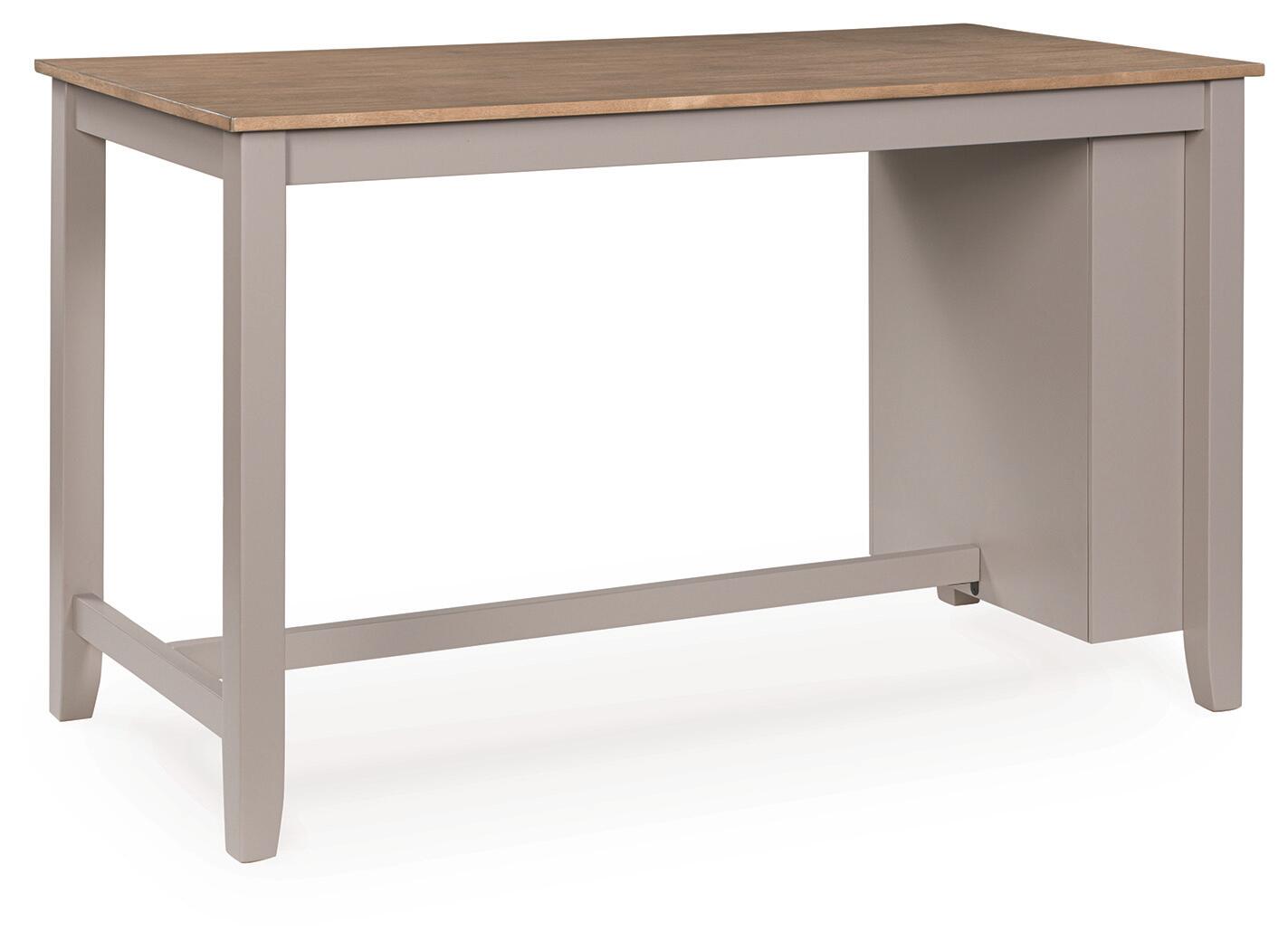 Harperfeld - Rectangular Dining Room Counter Table - Natural / Gray - Image 3