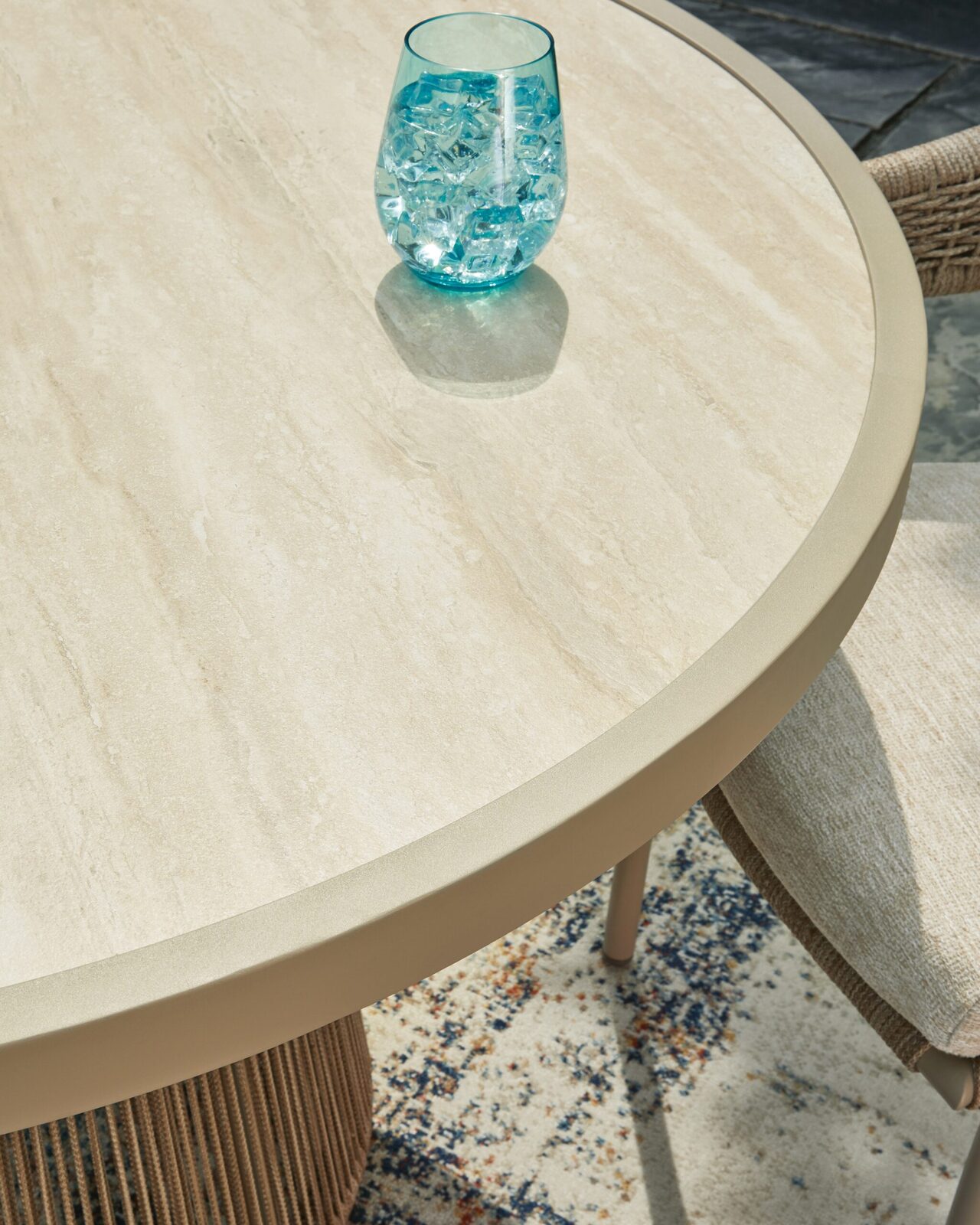Orchard Beach - Outdoor Dining Table - Beige - Image 5