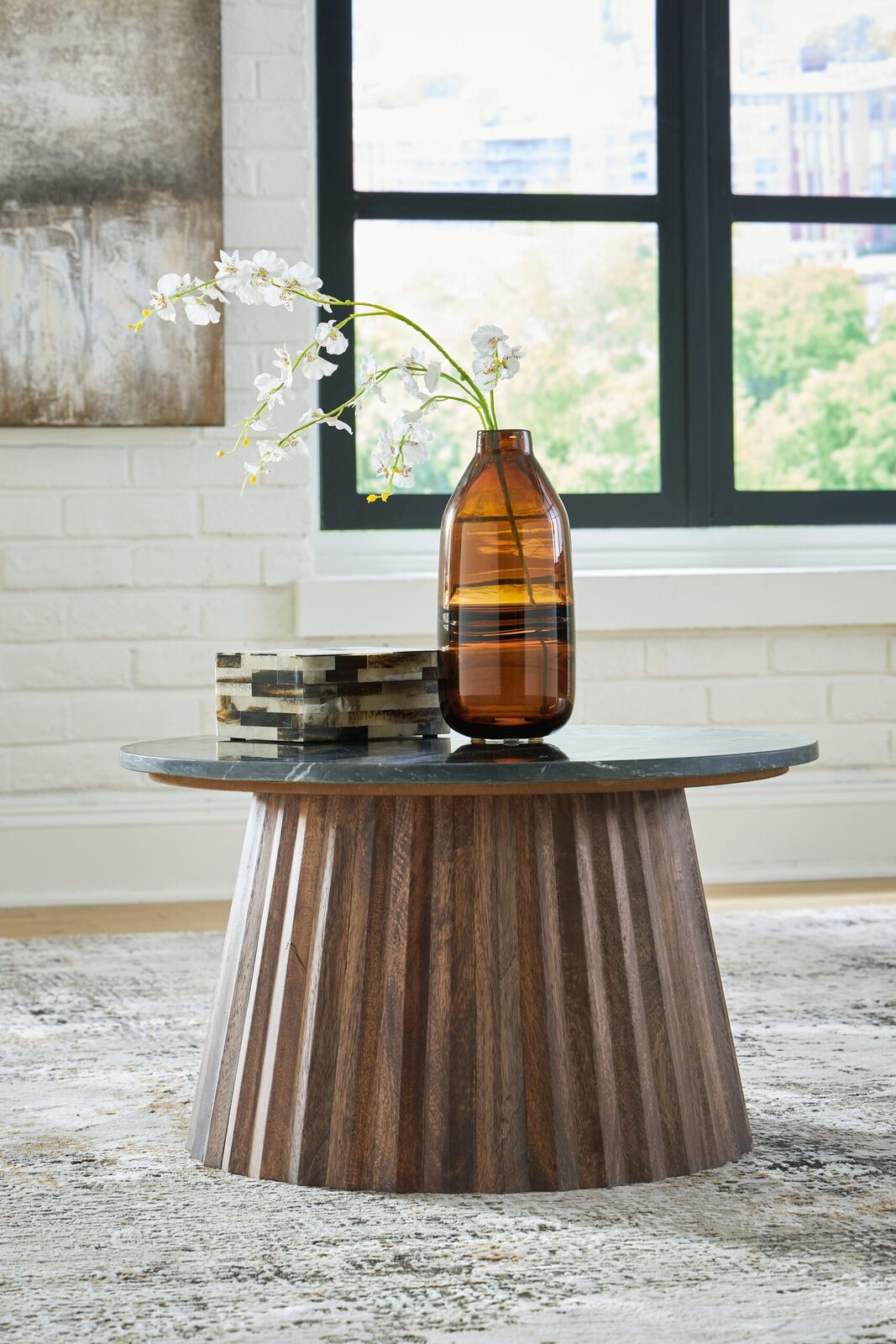 Ceilby - Accent Cocktail Table - Black / Brown - Image 2
