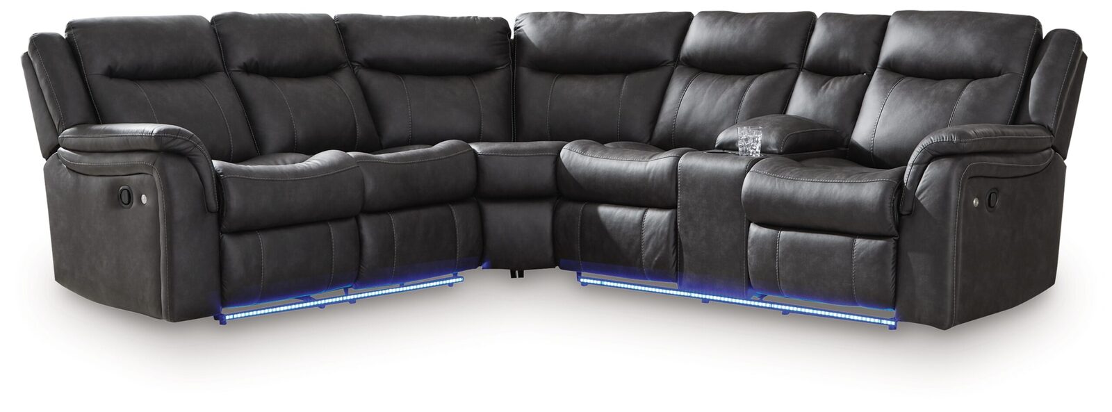 Sultan Meadow - 2-Piece Reclining Sectional - Carbon - Image 5