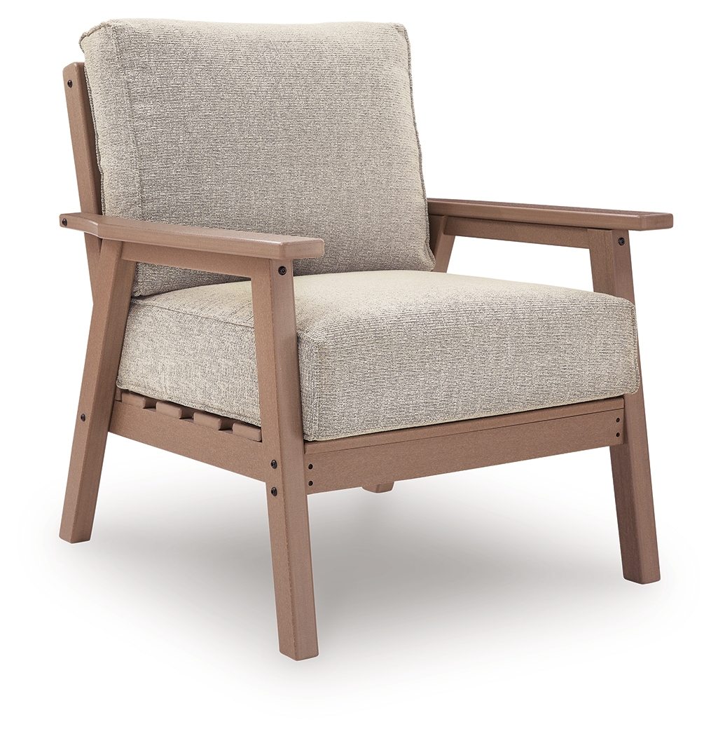 Grover Beach - Lounge Chair With Cushion (Set of 2) - Driftwood - Image 3