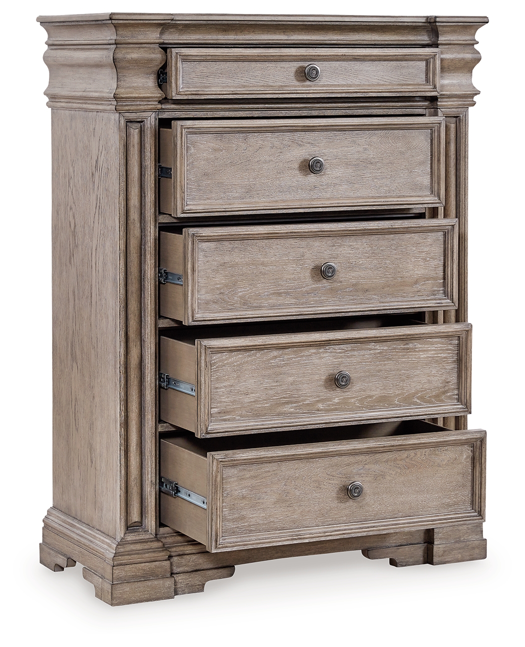 Blairhurst - Five Drawer Chest - Light Grayish Brown - Image 3