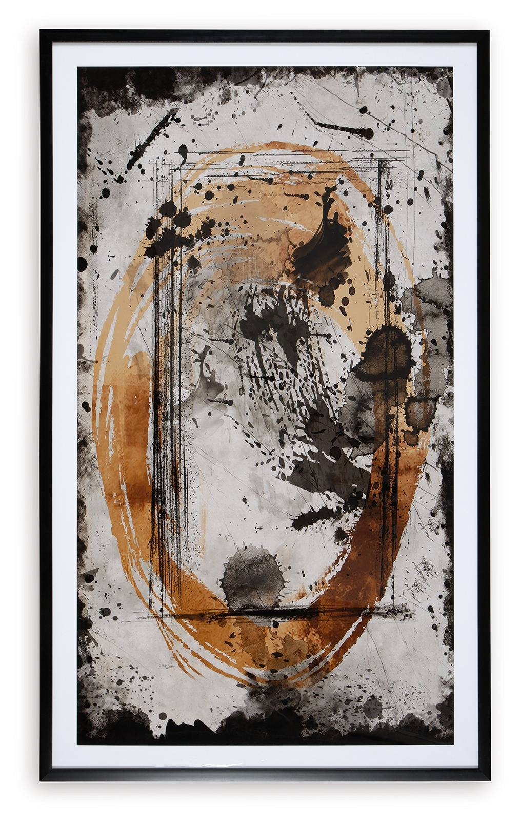 Clefting - Wall Art - Black / Caramel / Tan - Image 6