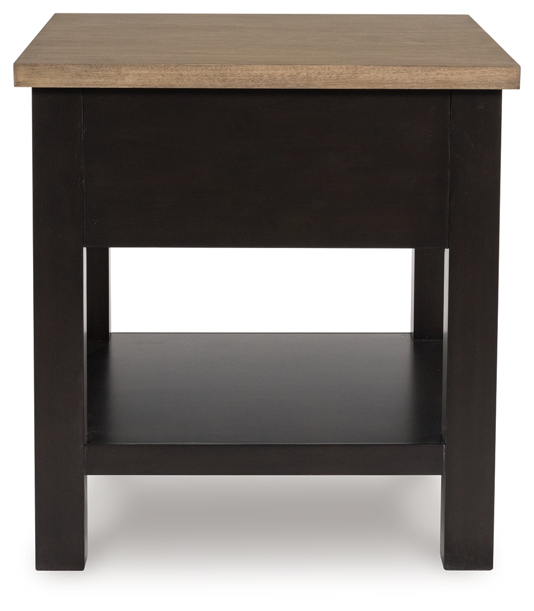 Drazmine - Rectangular End Table - Brown - Image 6