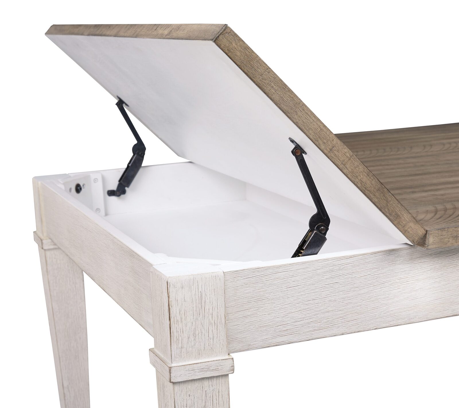 Skempton - RECT DRM Table w/Storage - White - Image 8