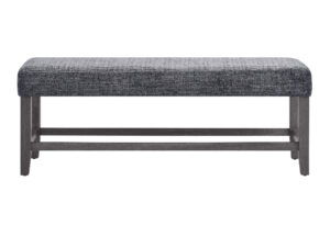 D8030DT - Dining Table Bench - Black / Brown