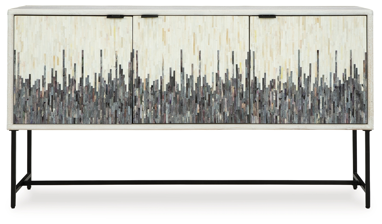 Freyton - Accent Cabinet - White / Gray - Image 4