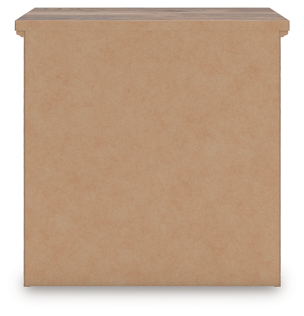 Rusticott - Two Drawer Night Stand - Brown - Image 7