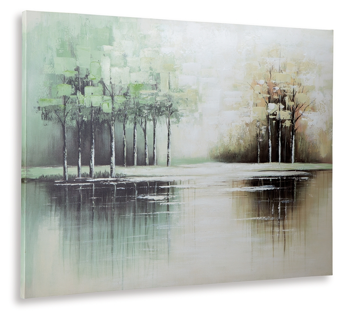 Garlenridge - Wall Art - Green / Tan / White - Image 3