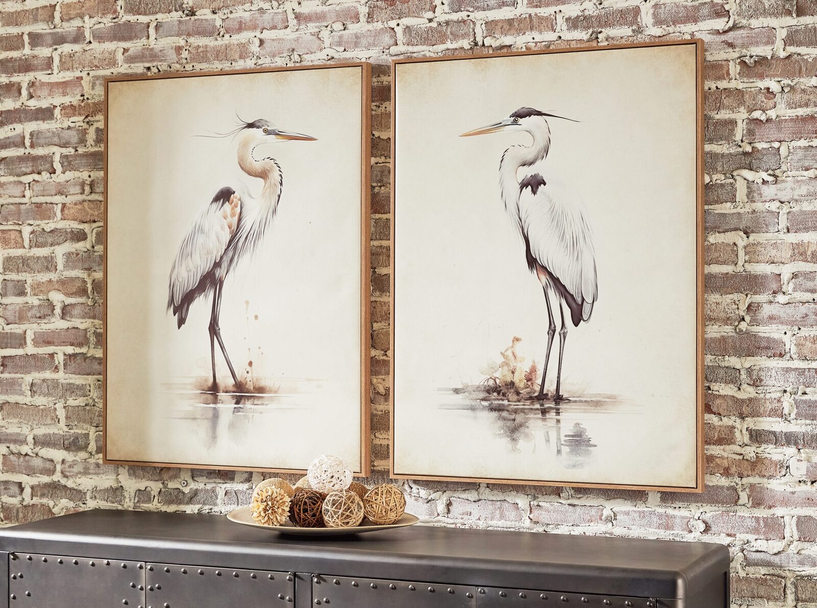 Aubinell - Wall Art Set (Set of 2) - Beige - Image 2