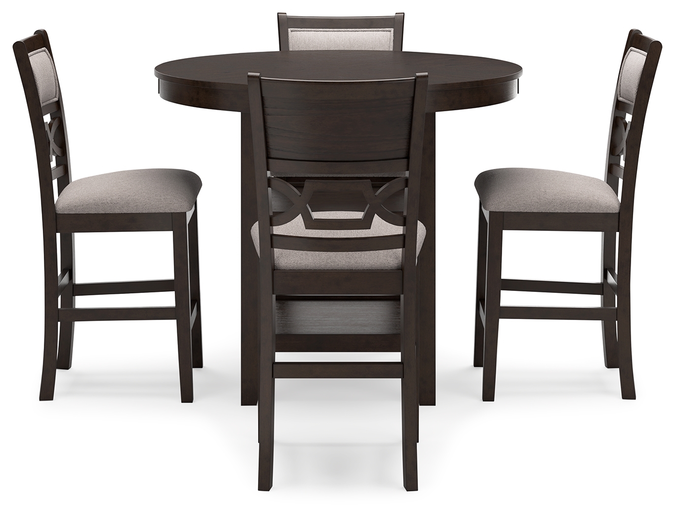 Langwest - Dining Room Counter Table Set (Set of 5) - Brown - Image 3