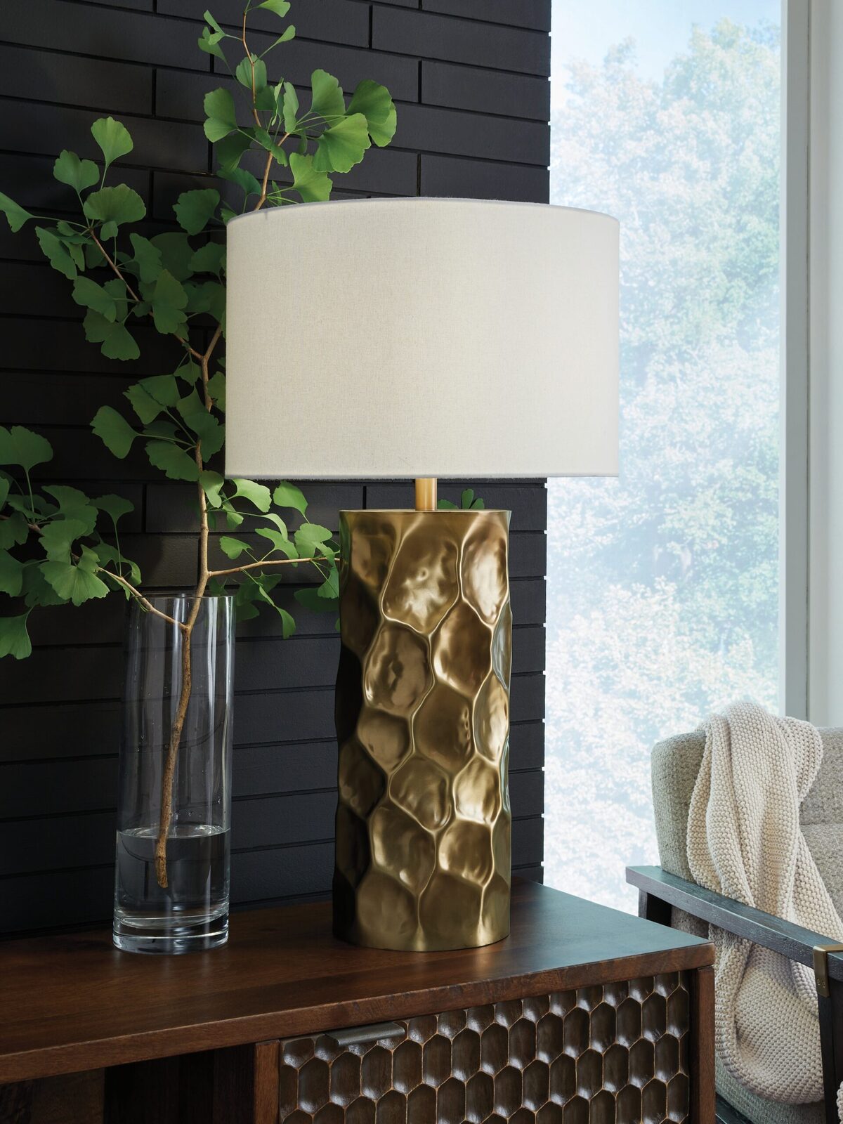 Marshawn - Metal Table Lamp - Gold Finish - Image 2