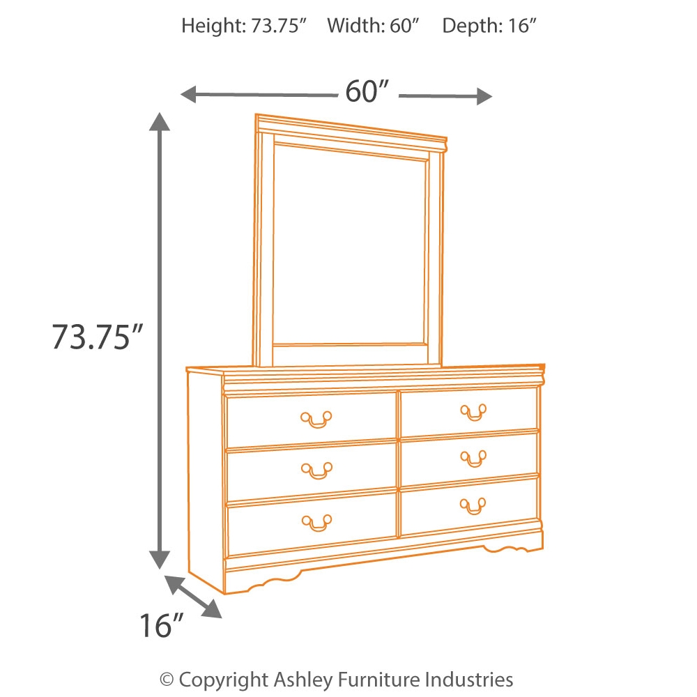 Huey Vineyard - Dresser, Mirror - Black - Image 4