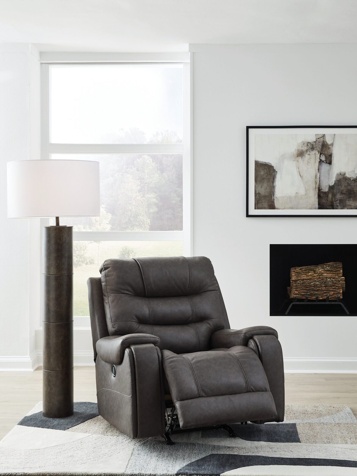 Femley - Rocker Recliner - Smoke - Image 8