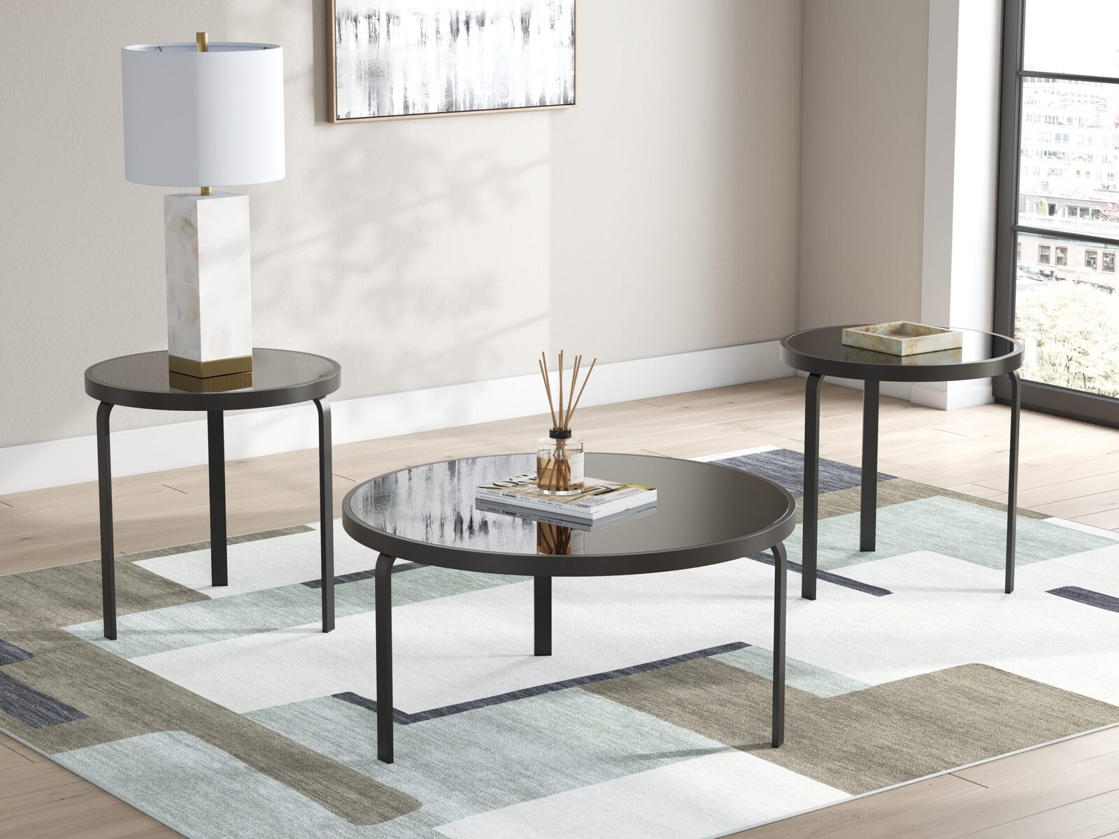 Dorylin - Occasional Table Set (Set of 3) - Black - Image 2