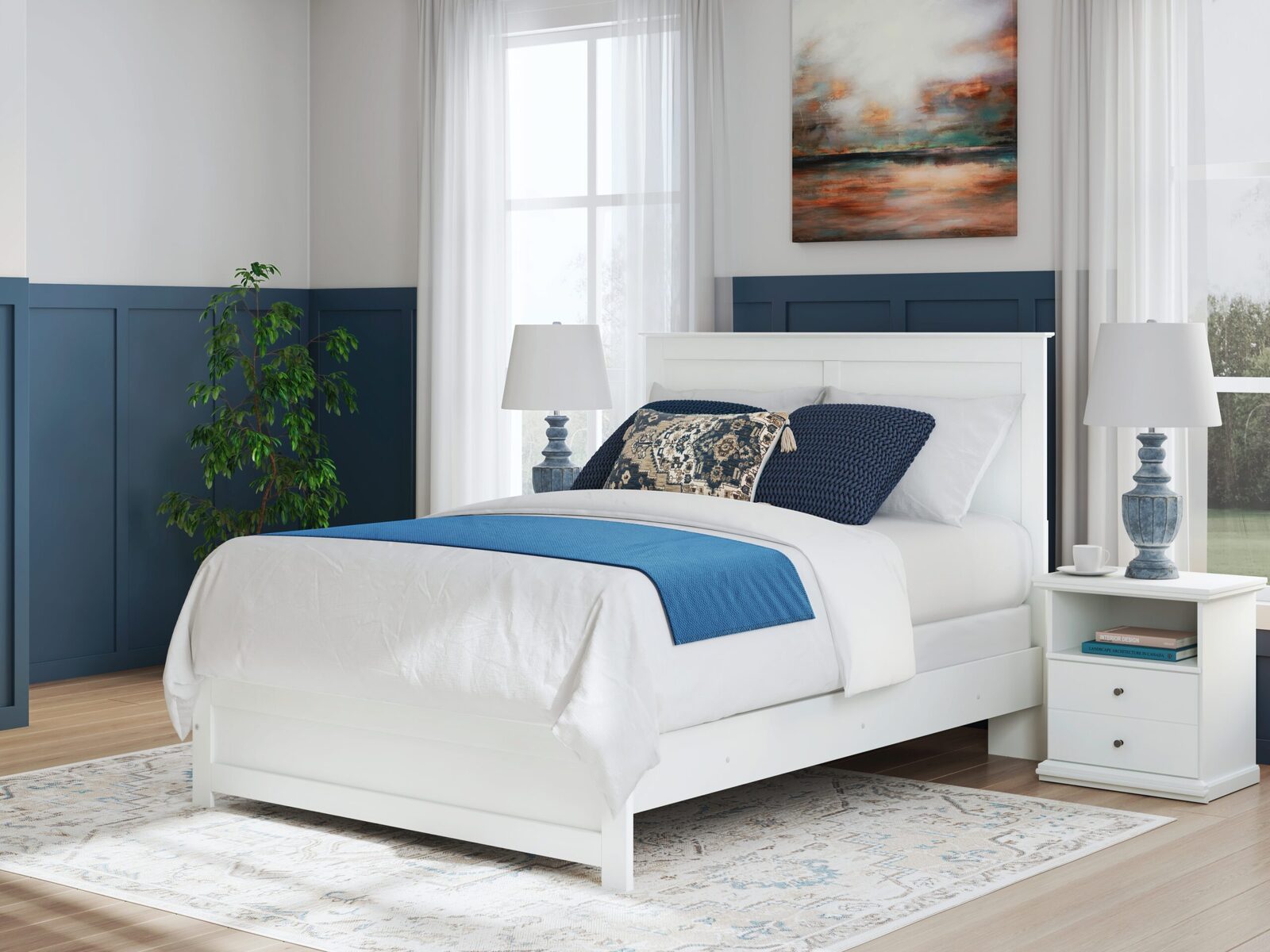 Bostwick Shoals - Panel Bed With Framed Footboard - Image 5