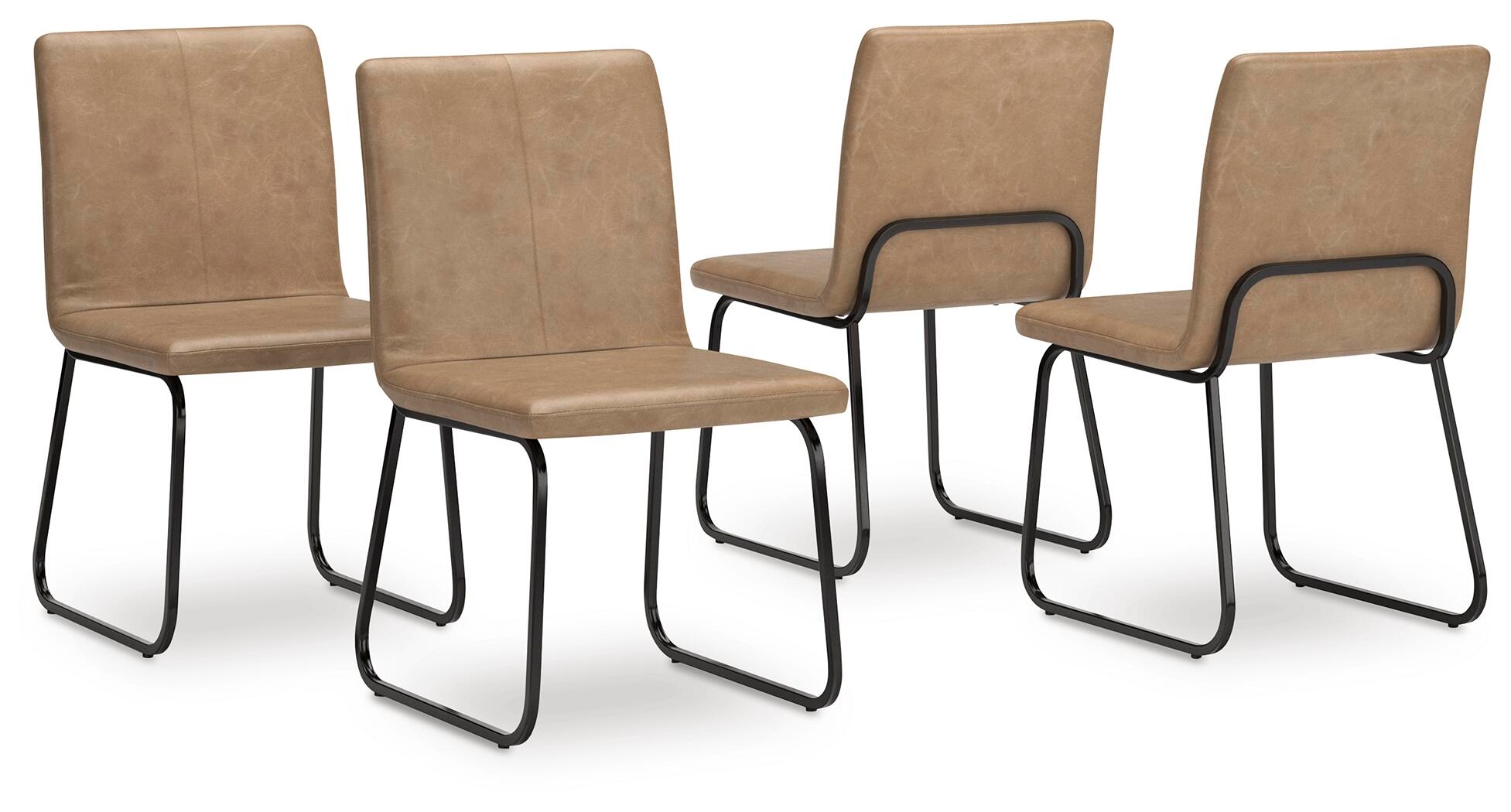 Pharwynn - Dining Upholstered Side Chair (Set of 4) - Toast - Image 4