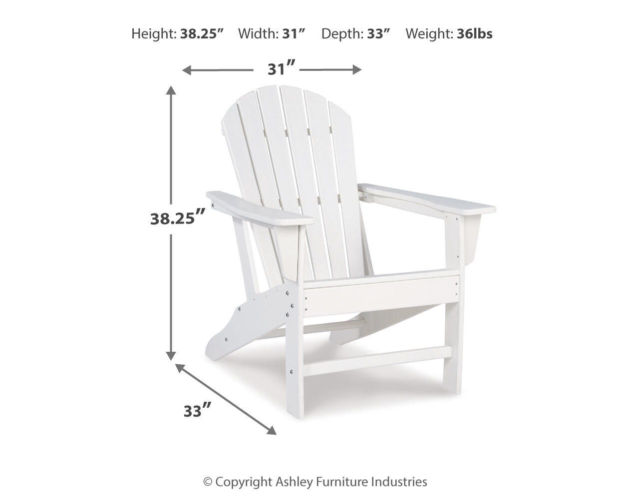 Sundown Treasure - Outdoor Adirondack Chair - Image 7