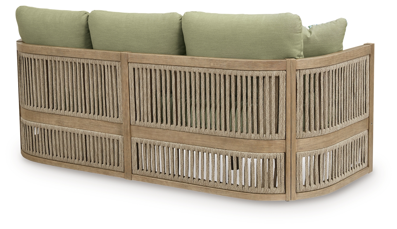 Serena Shores - Sofa With Cushion - Beige / Green - Image 5
