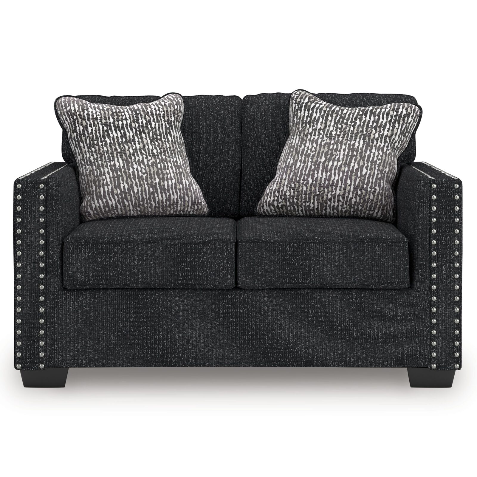 Jasmine Peaks - Loveseat - Coal - Image 3