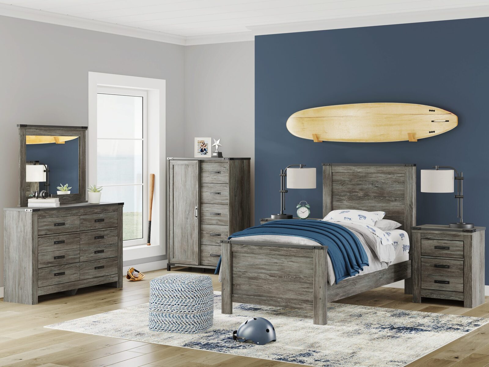 Frandern - Panel Bedroom Set - Image 3