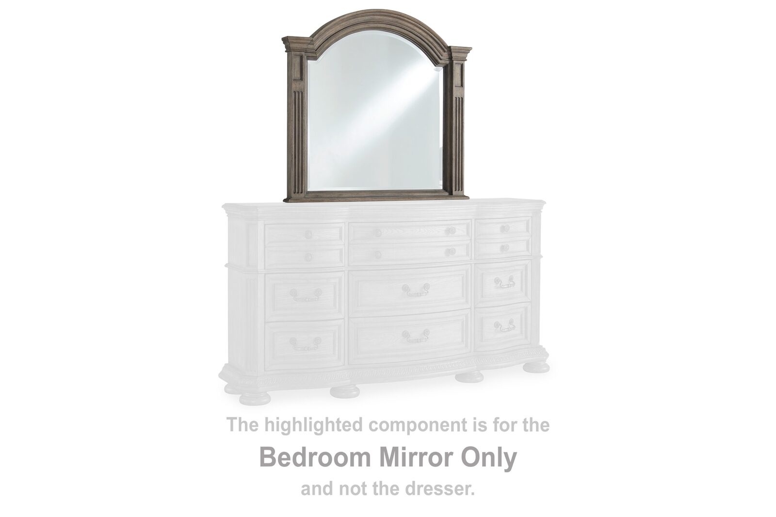 Ardenfield - Bedroom Mirror - Light Brown - Image 2