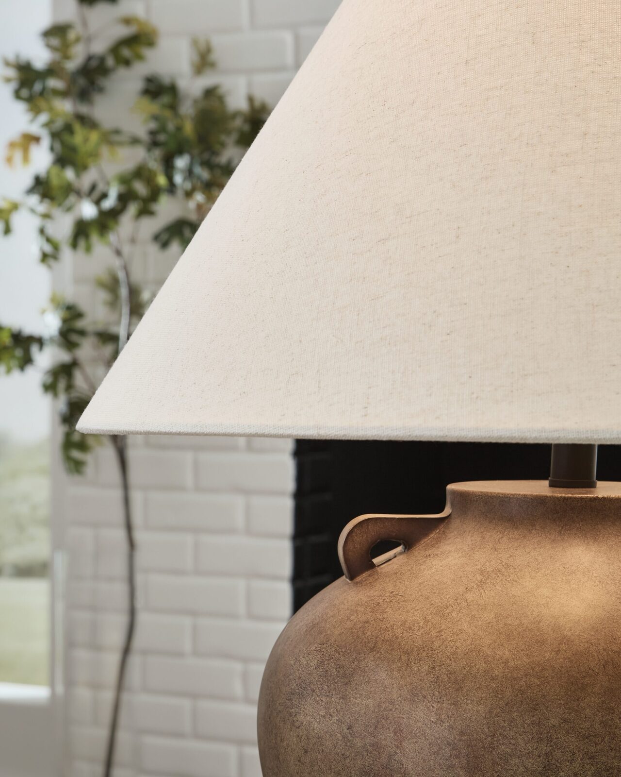 Ferrilby - Poly Table Lamp - Antique Beige - Image 3