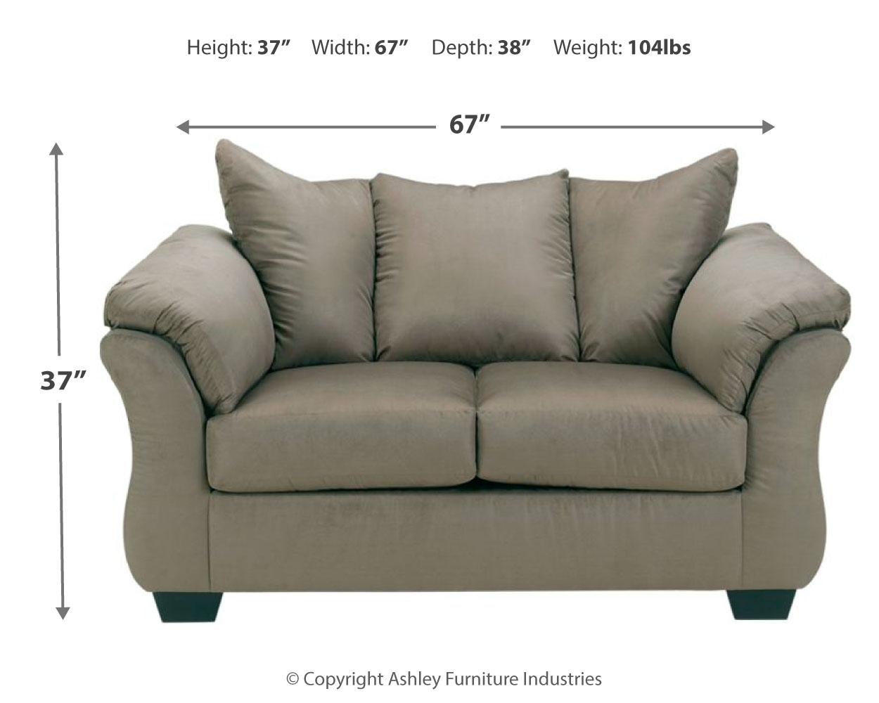 Darcy - Stationary Loveseat - Image 4