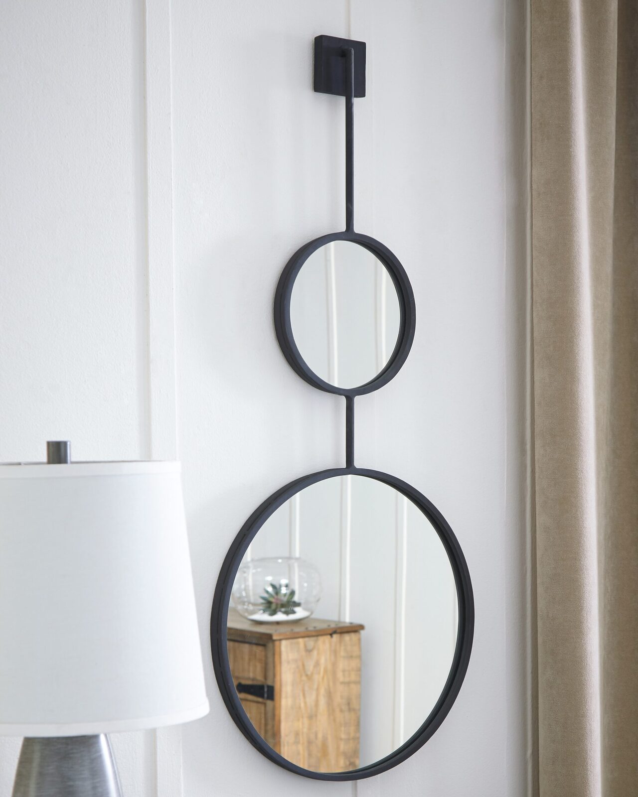 Brewer - Accent Mirror - Black - Image 2