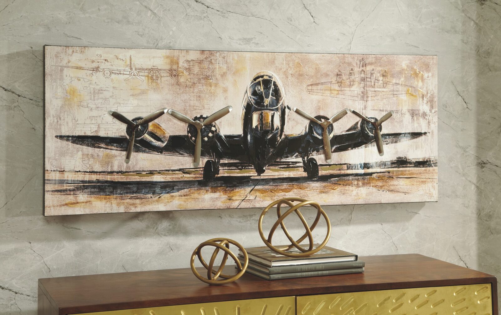 Kalene - Wall Art - Brown / Black - Image 2