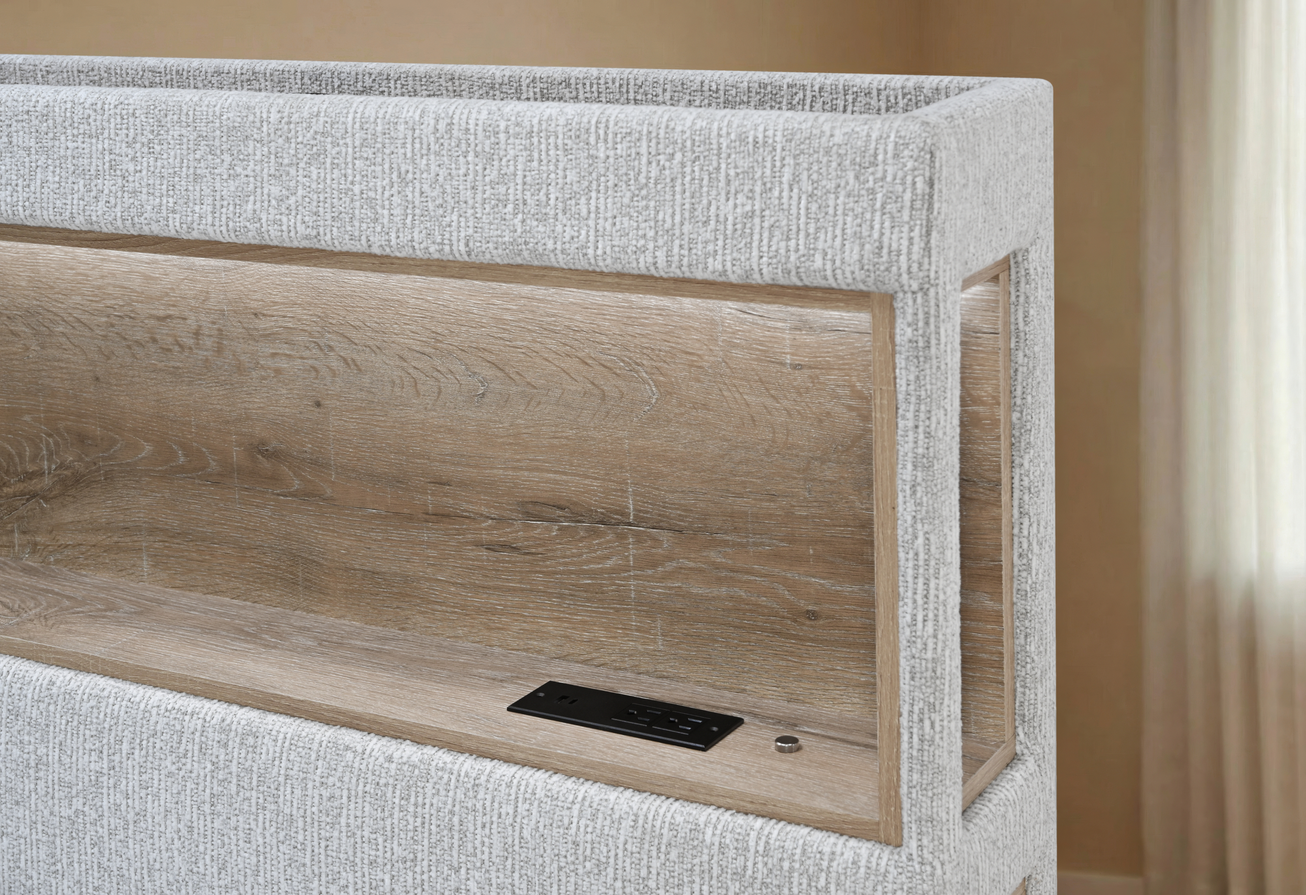 Sadie - Bed With Storage - Beige - Image 3