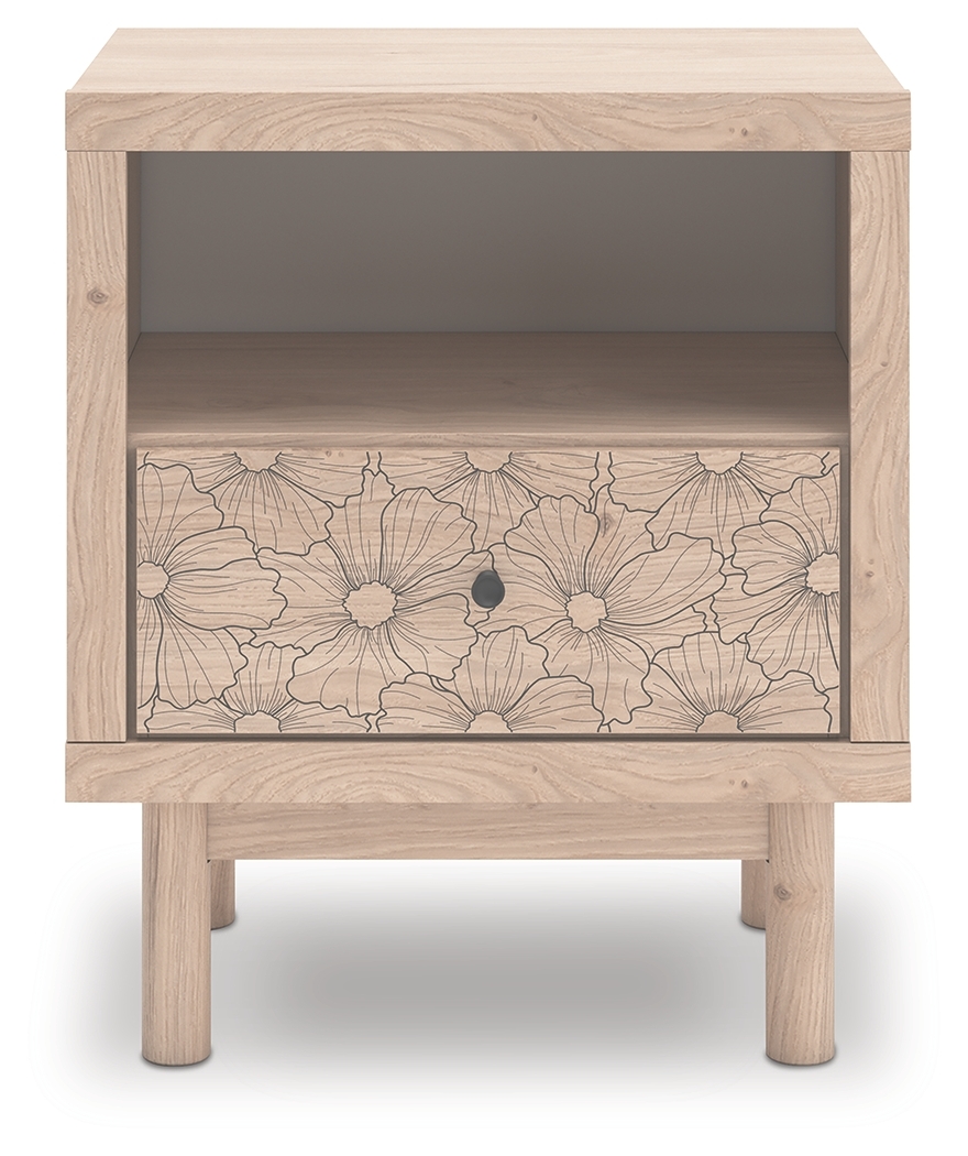 Arloster - One Drawer Night Stand - Tan - Image 5