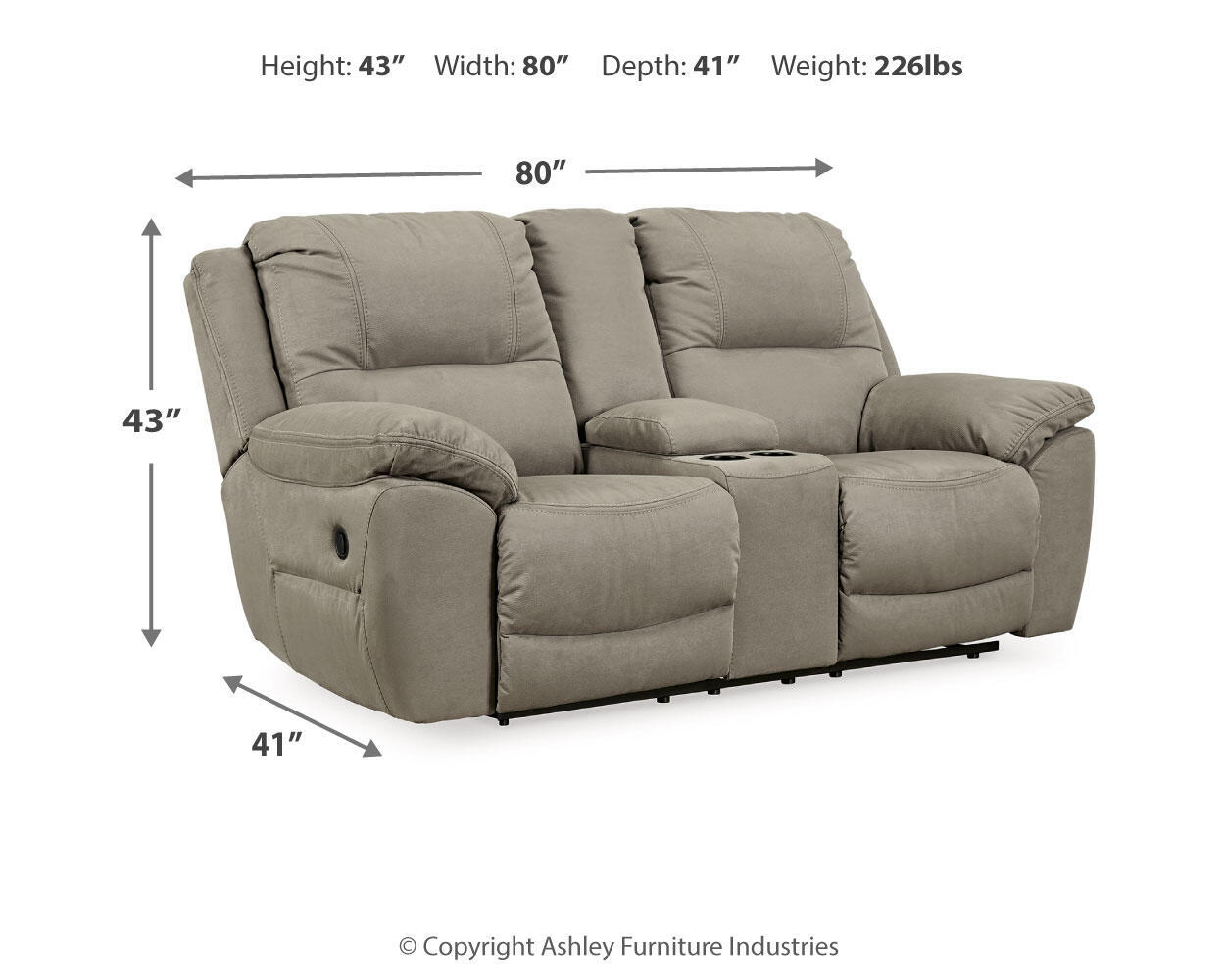 Next-Gen Gaucho - Double Reclining Loveseat - Image 8