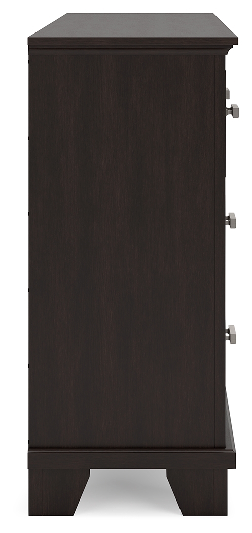 Covetown - Dresser - Dark Brown - Image 3