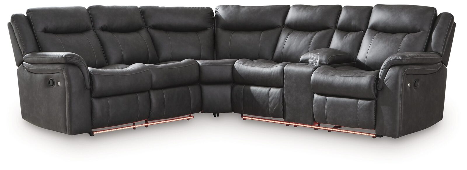 Sultan Meadow - 2-Piece Reclining Sectional - Carbon - Image 6