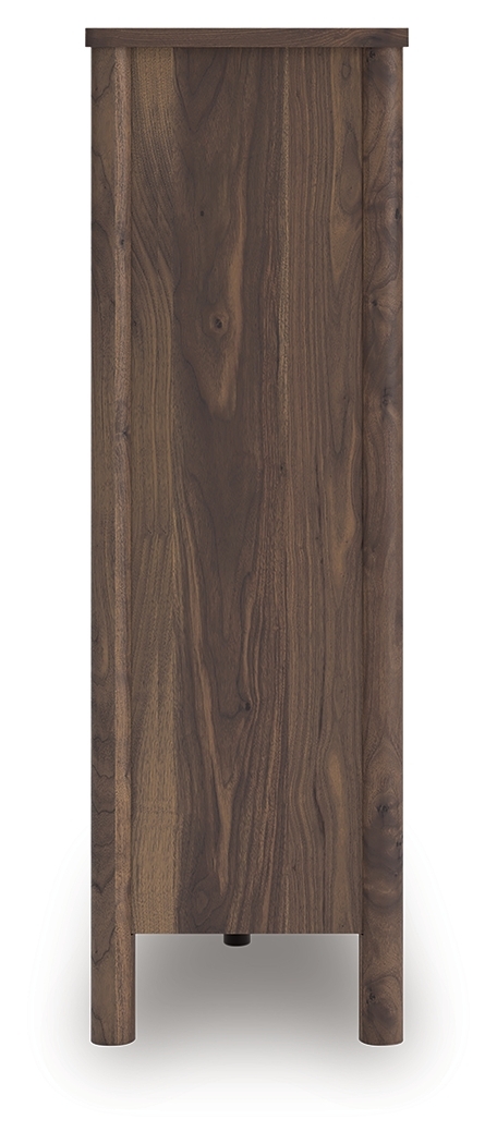 Pamytta - Five Drawer Wide Chest - Brown - Image 7