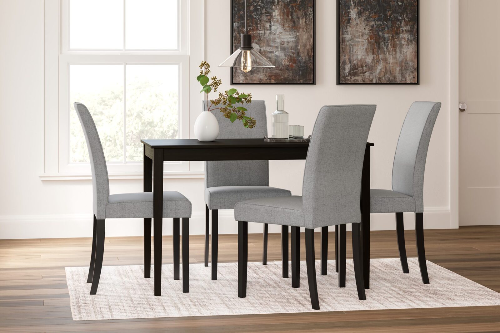 Kimonte - Rectangular Dining Room Table - Dark Brown - Image 11