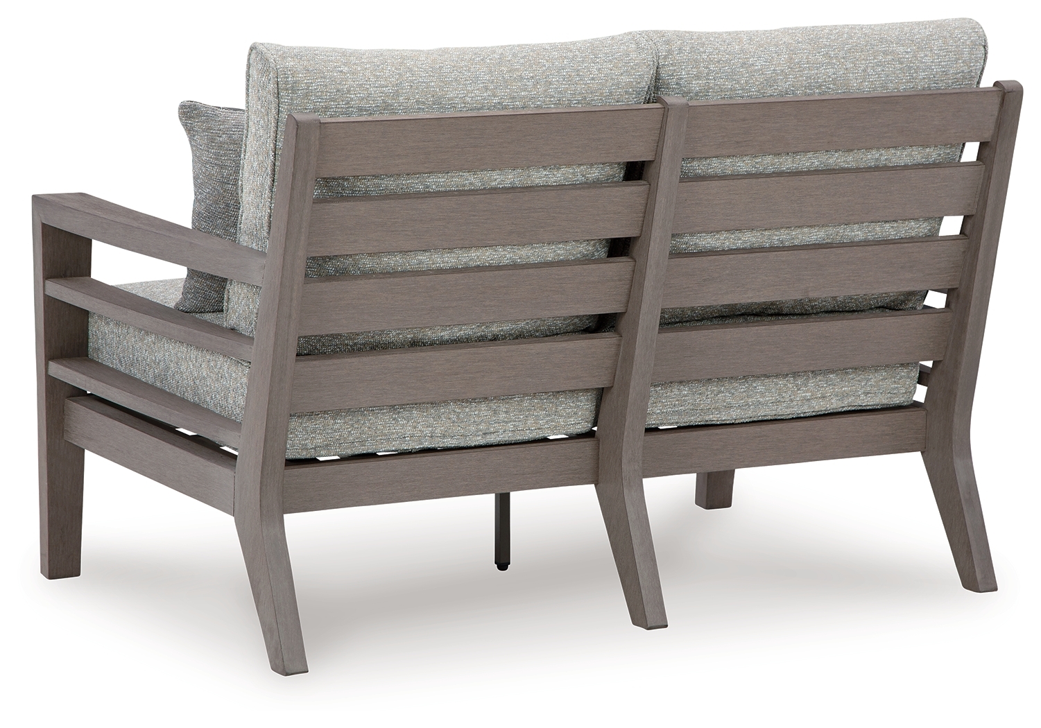 Hillside Barn - Loveseat W/Cushion - Gray / Brown - Image 5
