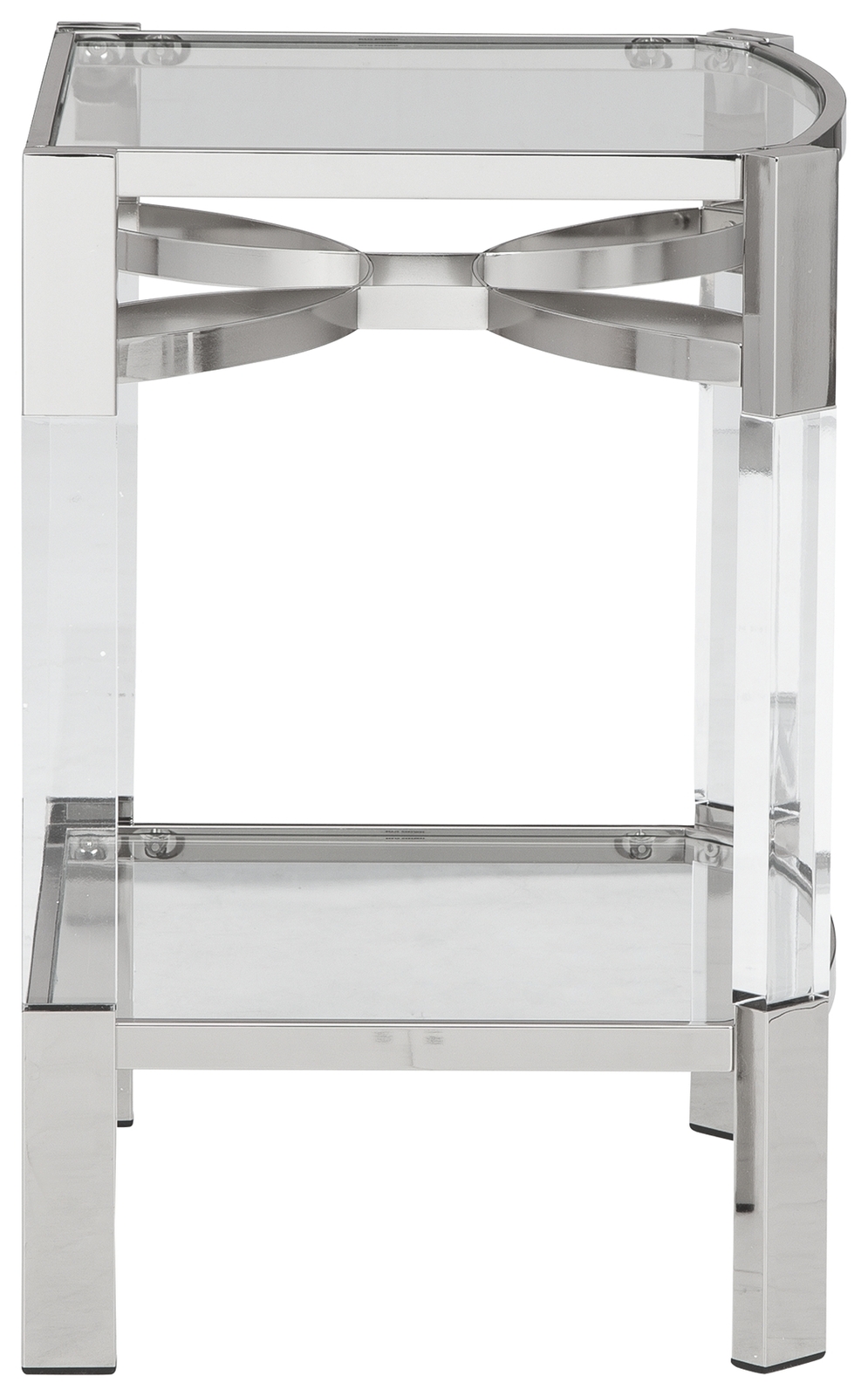 Chaseton - Accent Table - Clear / Silver Finish - Image 4