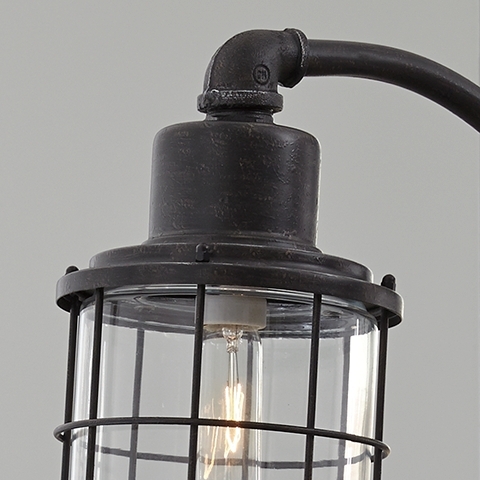 Jae - Metal Desk Lamp - Antique Black - Image 4