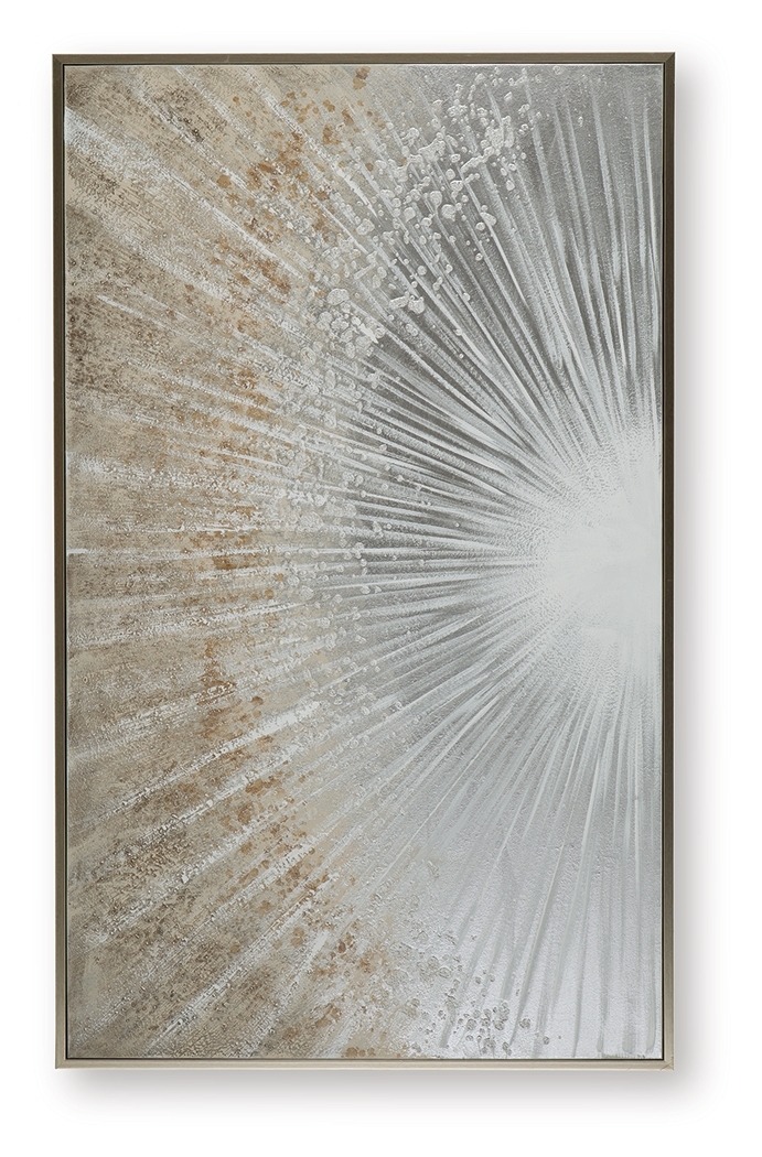Waldard - Wall Art - Gray / Taupe / White - Image 4